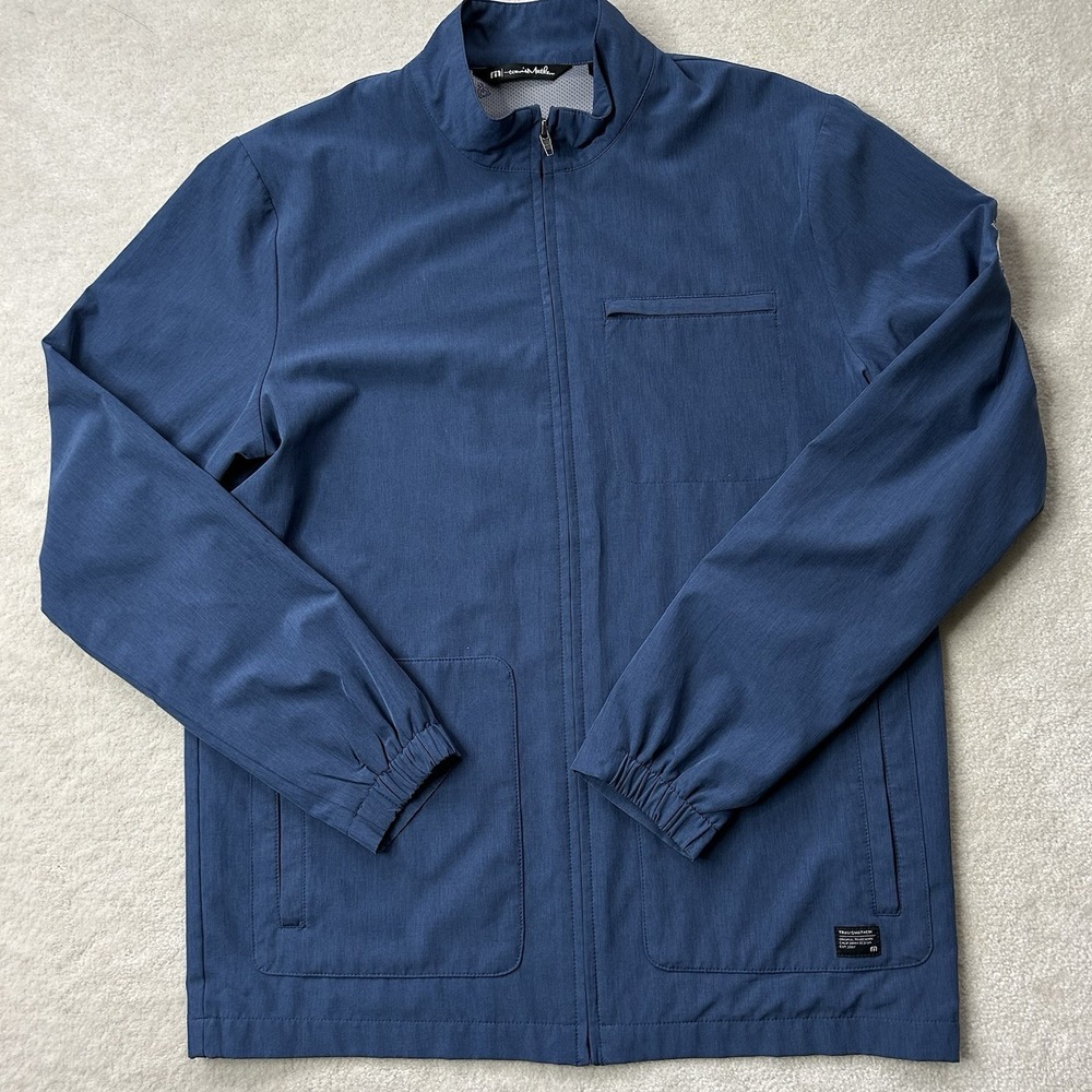 TravisMathew Men's Navy Blue Performance Jacket